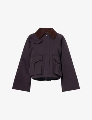 Gaby Cord-Collar Cotton Jacket by SKALL STUDIO
