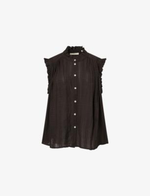 Juliane Ruffled Cotton Top by SKALL STUDIO