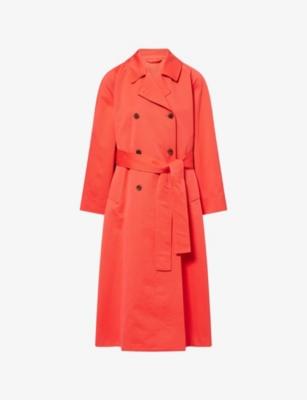 Spring Double-Breasted Cotton Coat by SKALL STUDIO