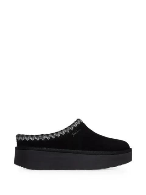 Keep Cozy - Cozy Cascade embroidered platform slippers by SKECHERS