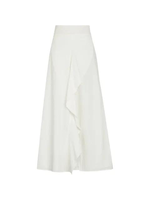 Jodie ruffled midi skirt by SKIIM