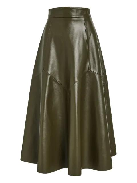MAX panelled maxi A-line skirt by SKIIM