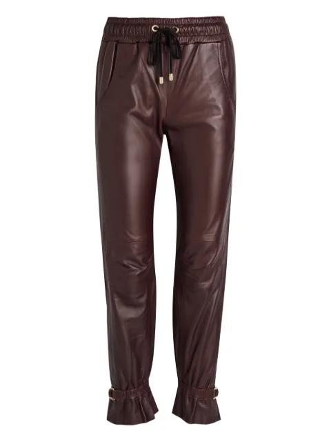 drawstring ruffled trousers by SKIIM