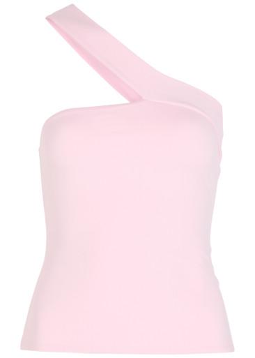Asymmetric stretch-cotton top by SKIMS