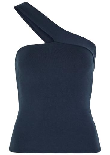 Asymmetric stretch-cotton top by SKIMS