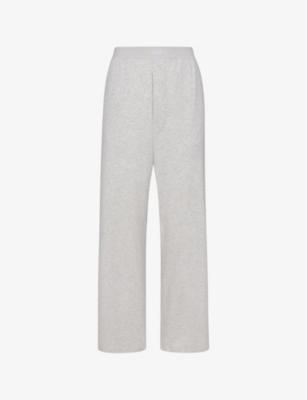 Boyfriend relaxed-fit stretch-woven trousers by SKIMS
