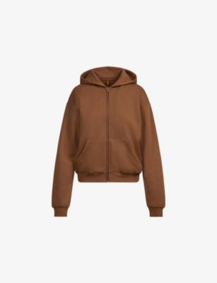 Classic Zip-Up Cotton Fleece Hoody by SKIMS