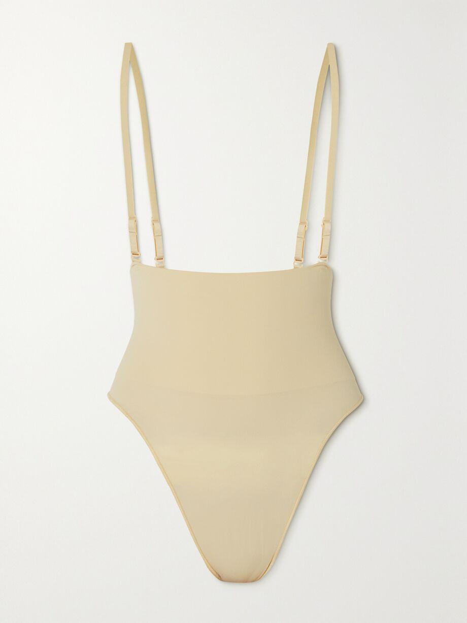 Core Control High Waist Thong - Clay by SKIMS