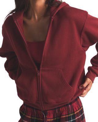 Cotton Fleece Full Zip Hoodie by SKIMS