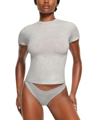 Cotton Jersey Short Sleeved Tee by SKIMS
