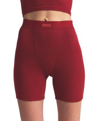 Cotton Rib Boxer Shorts by SKIMS