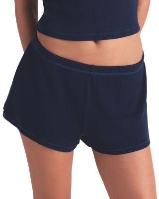 Cotton Stretch Rib Loose Shorts by SKIMS