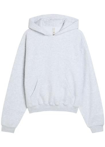Cotton-blend hoodied sweatshirt by SKIMS