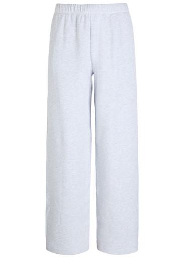 Cotton-blend straight-leg sweatpants by SKIMS