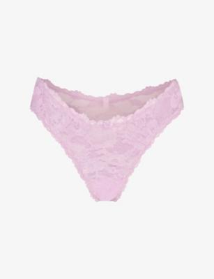 Dipped Stretch-Lace Thong by SKIMS