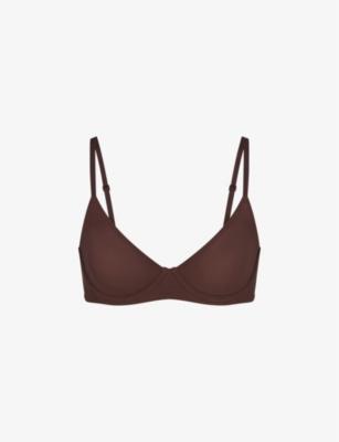 Fits Everybody Demi unlined stretch-woven bra by SKIMS