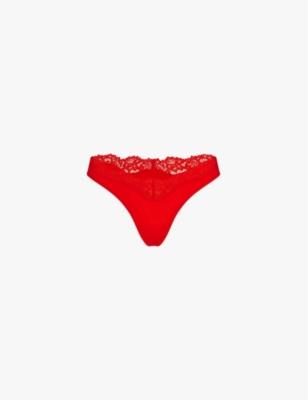 Fits Everybody Dipped Lace Thong by SKIMS