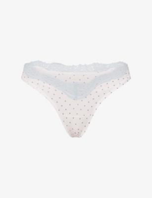 Fits Everybody Lace Dipped Thong by SKIMS