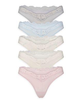 Fits Everybody Lace Dipped Thongs by SKIMS