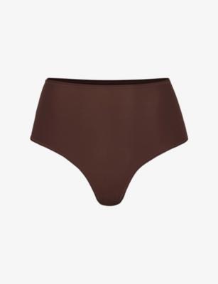 Fits Everybody high-rise stretch-jersey briefs by SKIMS