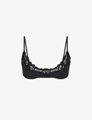 Fits Everybody lace-trimmed stretch-woven bra by SKIMS