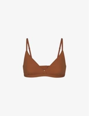 Fits Everybody triangle stretch-woven bralette by SKIMS