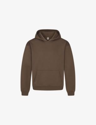 Fleece Lounge Classic Cotton-Jersey Hoody by SKIMS
