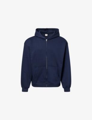 Fleece Lounge Zip-Up Cotton-Blend Hoody by SKIMS