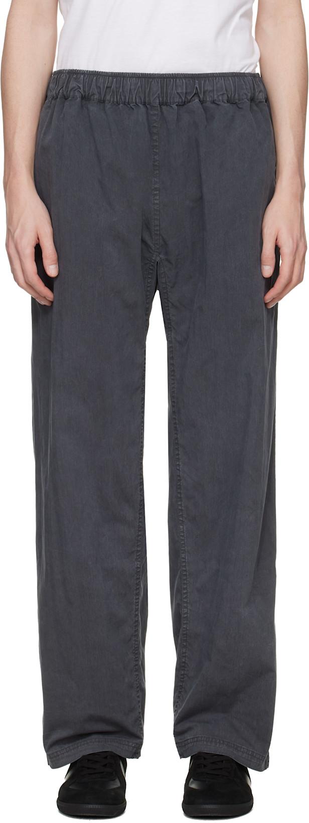 Gray Woven Pull-On Trousers by SKIMS