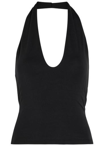 Halterneck stretch-modal top by SKIMS