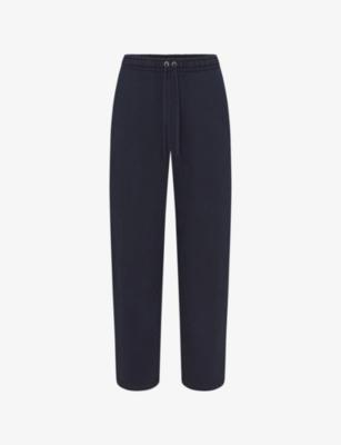 Heavy Fleece Straight-Leg Cotton-Jersey Jogging Bottoms by SKIMS