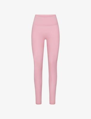 High-Waisted Ribbed Wool-Blend Leggings by SKIMS