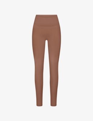 High-Waisted Ribbed Wool-Blend Leggings by SKIMS