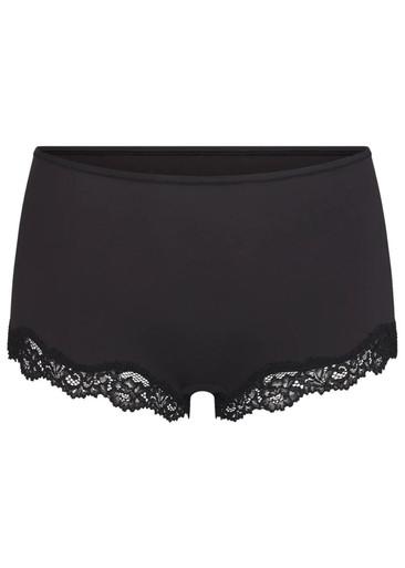 Lace-trim stretch-jersey boy shorts by SKIMS