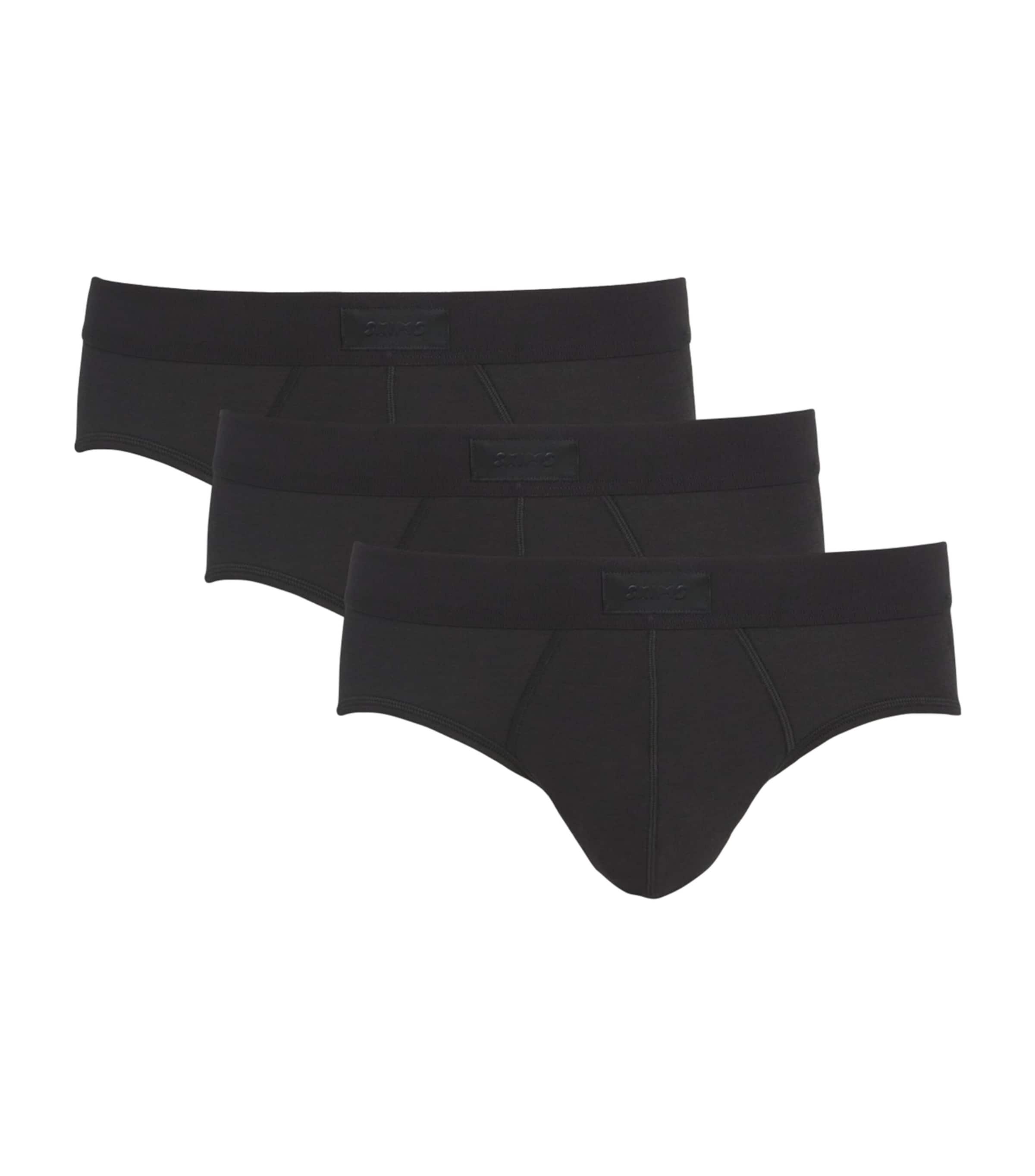 Logo Band Briefs (Pack of 3) by SKIMS