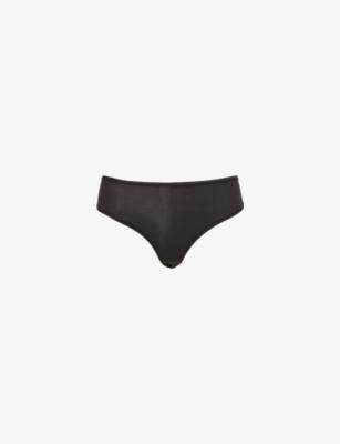 Mid-Rise Pack-of-Five Stretch-Woven Thongs by SKIMS