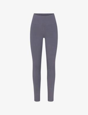 Outdoor high-waisted stretch cotton-blend leggings by SKIMS