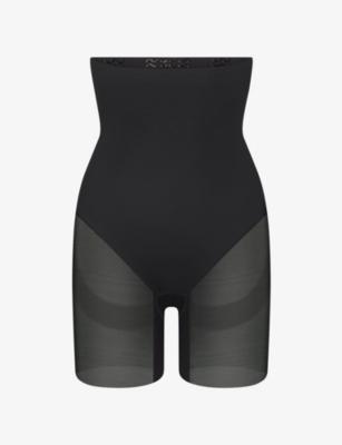 Power Mesh Core Sculpt High-Rise Stretch-Woven Shorts by SKIMS