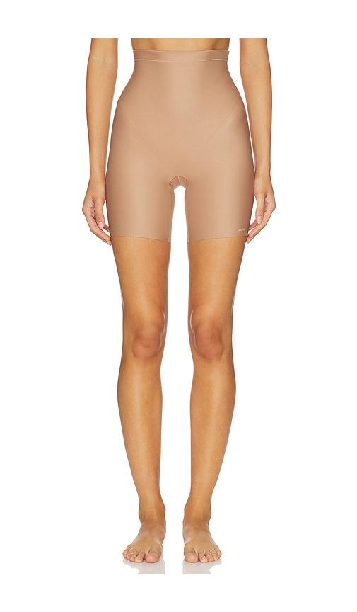 SKIMS Body Cs Mid Rise Short in Taupe by SKIMS