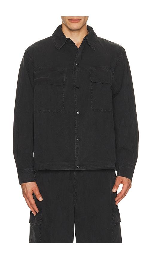SKIMS Button Up in Black by SKIMS