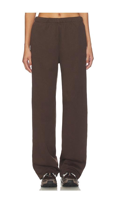 SKIMS Cotton Fleece Classic Straight Leg Pant in Brown by SKIMS SKIMS Cotton Fleece Classic Straight Leg Pant in Brown by SKIMS