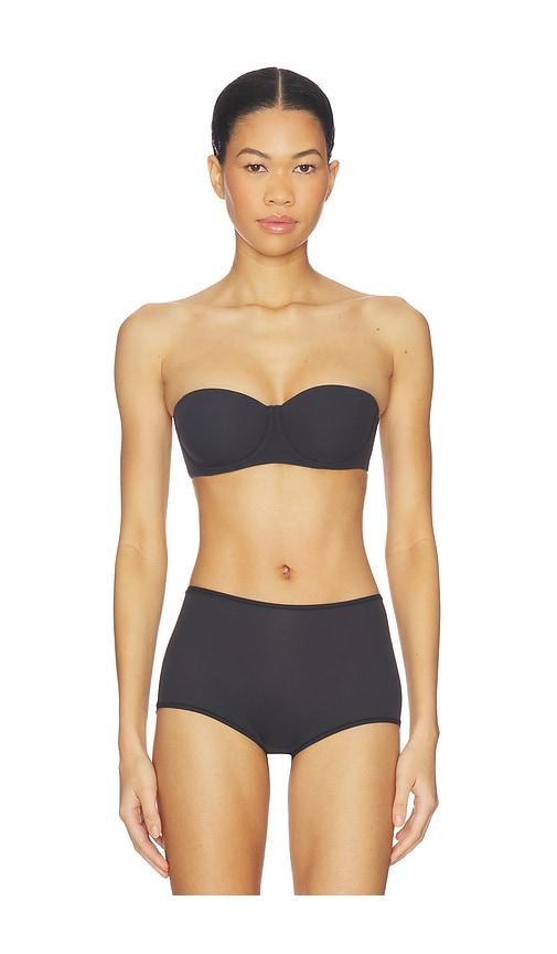 SKIMS Fits Everybody Strapless Bra in Black by SKIMS
