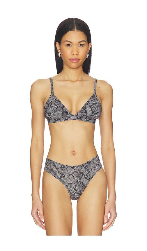SKIMS Fits Everybody Triangle Bralette in Grey by SKIMS