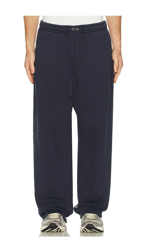 SKIMS Heavy Fleece Straight Leg Pant in Blue by SKIMS