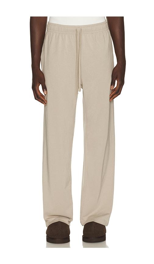 SKIMS Jersey Straight Leg Pant in Neutral by SKIMS