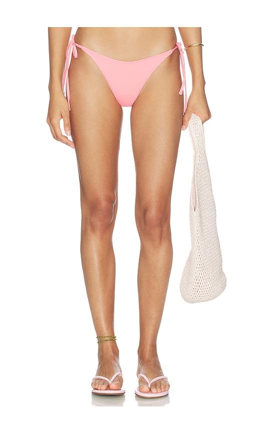 SKIMS Signature Swim Dipped Tie Bottom in Pink by SKIMS