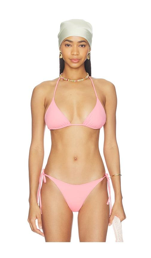 SKIMS Signature Swim Triangle Top in Pink by SKIMS