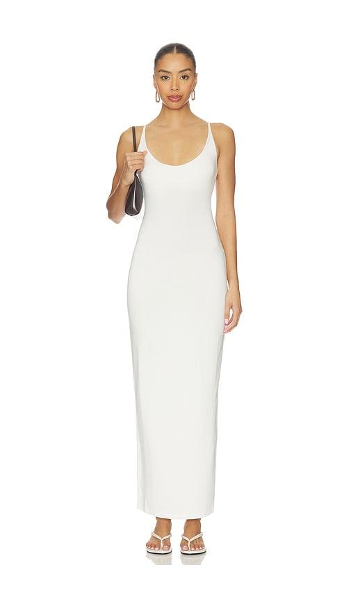 SKIMS Smooth Layers Skimpy Scoop Neck Dress in Beige by SKIMS