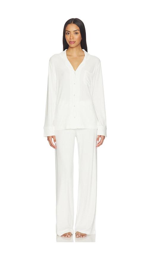 SKIMS Soft Lounge Sleep Set in White by SKIMS