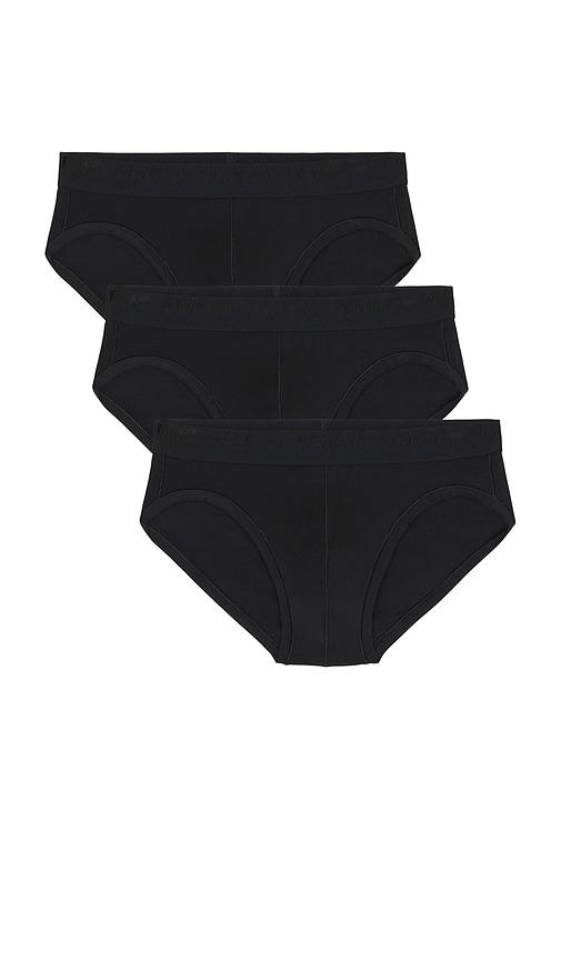 SKIMS Stretch Brief 3-Pack in Black by SKIMS